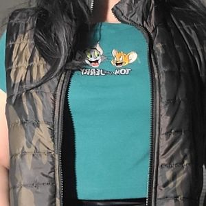 A Medium brown/green outwear vest